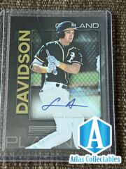 2020 BOWMAN PLATINUM LOGAN DAVIDSON AUTO #TOP-37 OAKLAND ATHLETICS